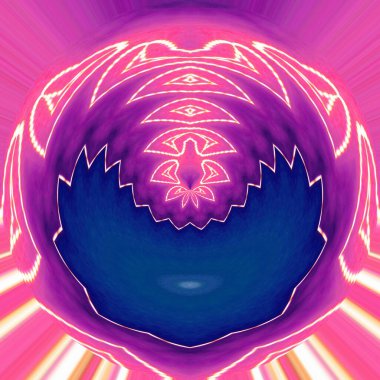 Renkli soyut arka plan. Fantezi mandala konsepti