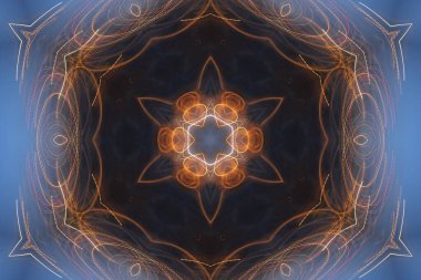 Renkli soyut arka plan. Fantezi mandala konsepti