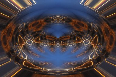 Renkli soyut arka plan. Fantezi mandala konsepti