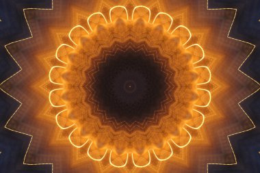 Renkli soyut arka plan. Fantezi mandala konsepti