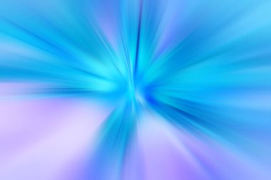 Dinamik ışık huzmeleri. Uzayda bir parlama perspektife giriyor