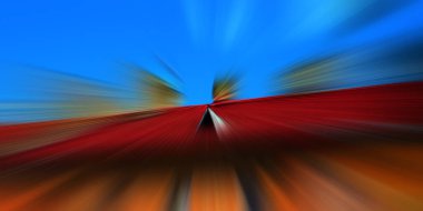 Blurred city background view, motion concept 