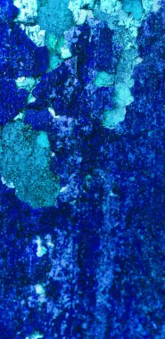 Çatlak mavi bir duvarın arka plan dokusu