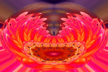 Renkli soyut arka plan. Fantezi mandala konsepti