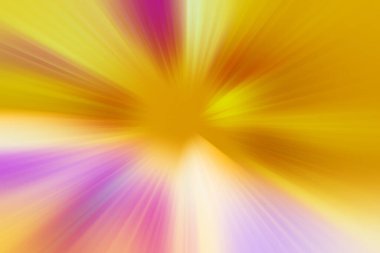 Dinamik ışık huzmeleri. Uzayda bir parlama perspektife giriyor