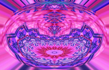 Renkli soyut arka plan. Fantezi mandala konsepti