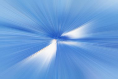 Dinamik ışık huzmeleri. Uzayda bir parlama perspektife giriyor