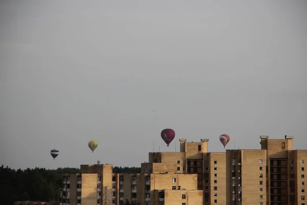 Mongolfiere Vista Nel Cielo — Foto Stock