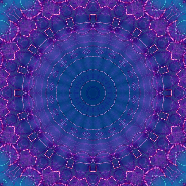 Kleurrijke Abstracte Achtergrond Fantasie Mandala Concept — Stockfoto