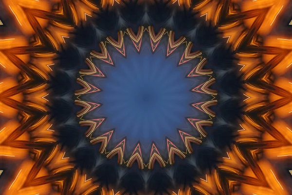 色彩斑斓的抽象背景幻想曼陀罗概念 — 图库照片