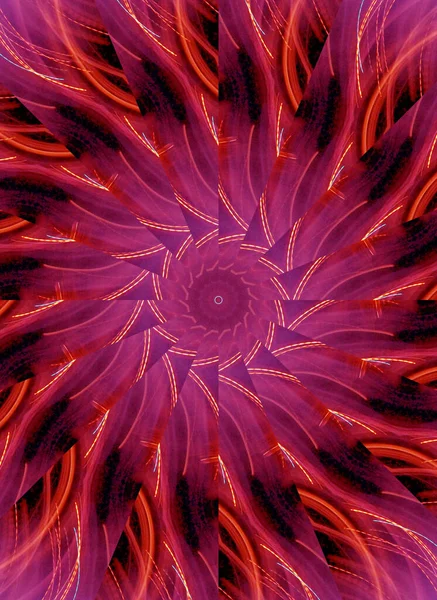 Abstrato Colorido Mandala Fundo Vista — Fotografia de Stock