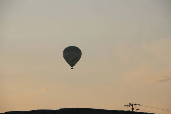 Heteluchtballon Zicht Lucht — Stockfoto