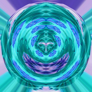 soyut kaleydoskopik şekil gizemli arkaplan 