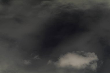 koyu bulutlu gökyüzü görünümü 