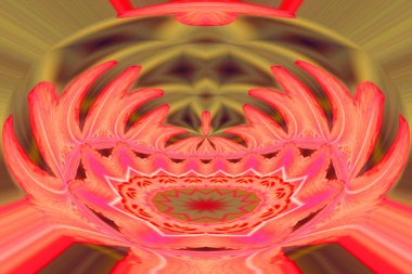 Renkli soyut arka plan. Fantezi mandala konsepti