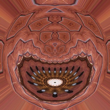 soyut kaleydoskopik şekil gizemli arkaplan 