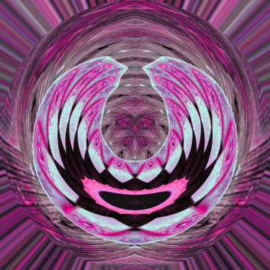 soyut kaleydoskopik şekil gizemli arkaplan 