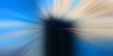 Blurred city background view, motion concept 