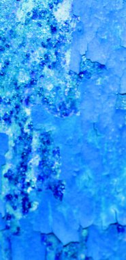 Çatlak mavi bir duvarın arka plan dokusu