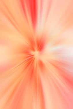 Dinamik ışık huzmeleri. Uzayda bir parlama perspektife giriyor