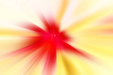 Dinamik ışık huzmeleri. Uzayda bir parlama perspektife giriyor