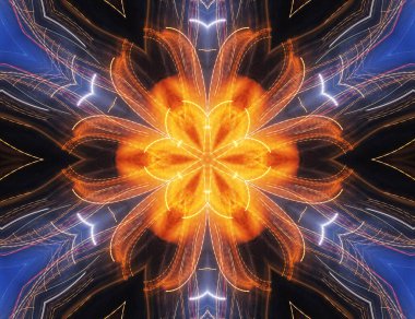 Renkli soyut arka plan. Fantezi mandala konsepti