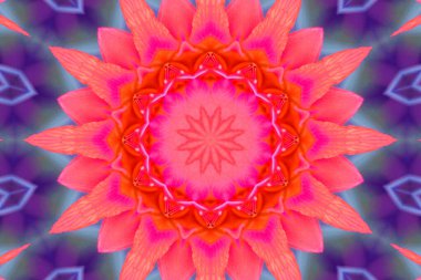 Renkli soyut arka plan. Fantezi mandala konsepti