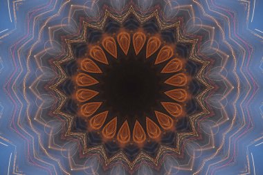 Renkli soyut arka plan. Fantezi mandala konsepti