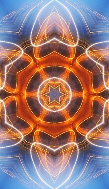 Renkli soyut arka plan. Fantezi mandala konsepti