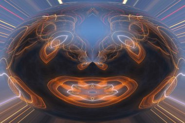 Renkli soyut arka plan. Fantezi mandala konsepti