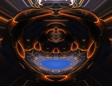 Renkli soyut arka plan. Fantezi mandala konsepti