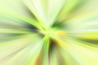 Dinamik ışık huzmeleri. Uzayda bir parlama perspektife giriyor