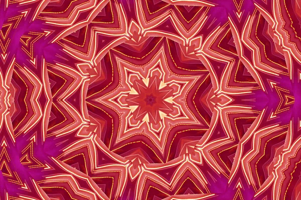 Abstrakcyjny Kolorowy Widok Tła Mandali — Zdjęcie stockowe