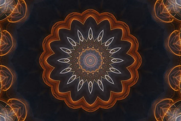 Abstrakte Bunte Mandala Hintergrundansicht — Stockfoto
