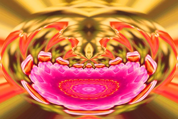 Kleurrijke Abstracte Achtergrond Fantasie Mandala Concept — Stockfoto