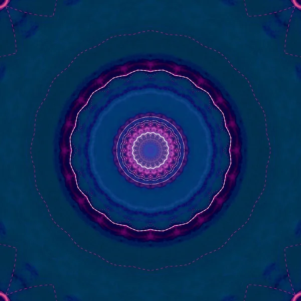 Abstrato Colorido Mandala Fundo Vista — Fotografia de Stock