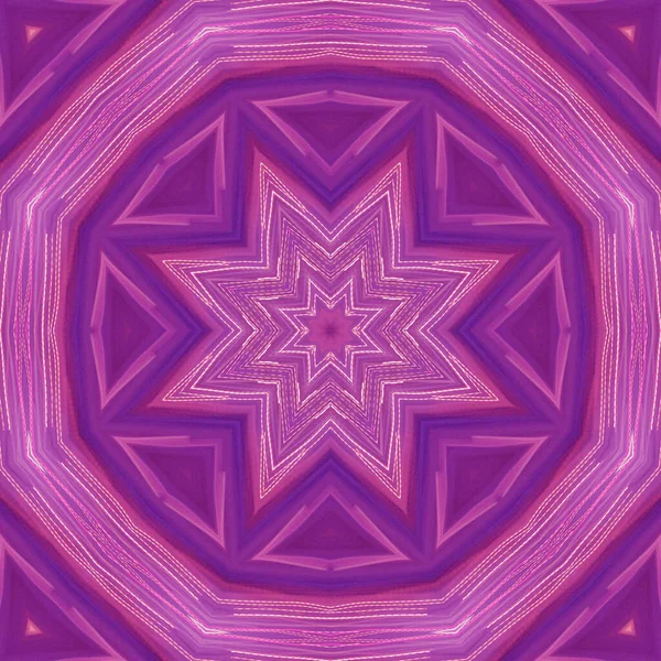 Abstrakcyjna Mandala Liliowa Kolistym Wzorem Kwiatowym — Zdjęcie stockowe