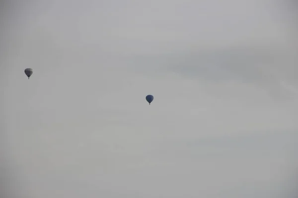 Globos Aire Caliente Vista Cielo — Foto de Stock