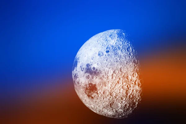 Luna Mare Conceptul Planetei Fundal — Fotografie, imagine de stoc