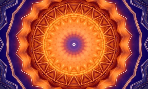Abstract Colorful Mandala Background View — Stock Photo, Image