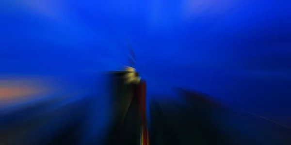 Blurred City Background View Motion Concept — ストック写真