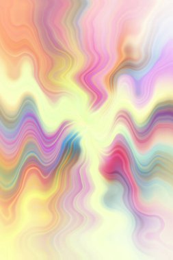 Renkli dalgalarda soyut arkaplan 