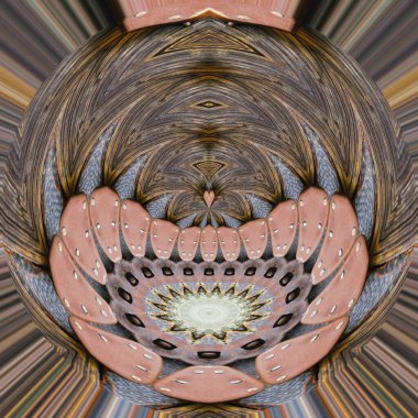 soyut kaleydoskopik şekil gizemli arkaplan 