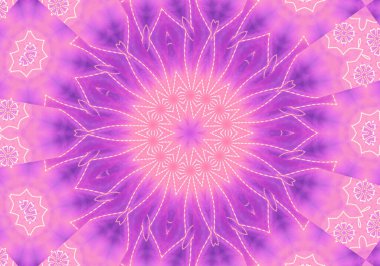 Renkli soyut arka plan. Fantezi mandala konsepti