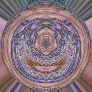 soyut kaleydoskopik şekil gizemli arkaplan 