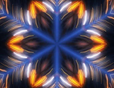 Renkli soyut arka plan. Fantezi mandala konsepti