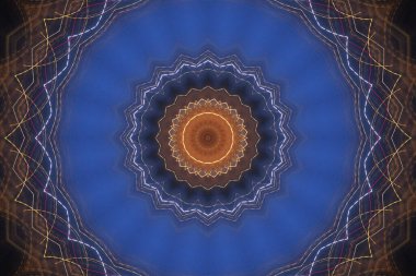 Renkli soyut arka plan. Fantezi mandala konsepti