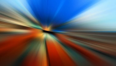 Blurred city background view, motion concept 