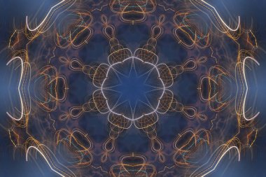 Renkli soyut arka plan. Fantezi mandala konsepti