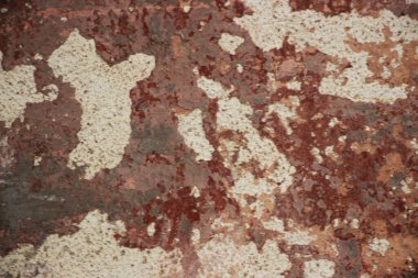 old rusty wall background view 